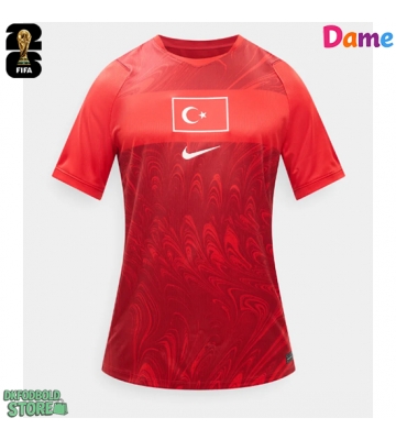 Tyrkiet Replika Hjemmebanetrøje Dame VM 2026 Kortærmet